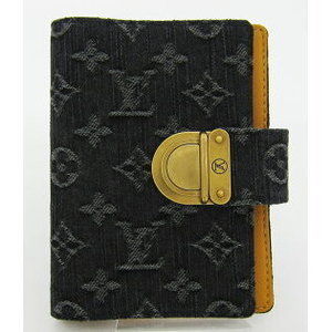 Louis Vuitton Agenda PM Koala Monogram Denim Noir Black